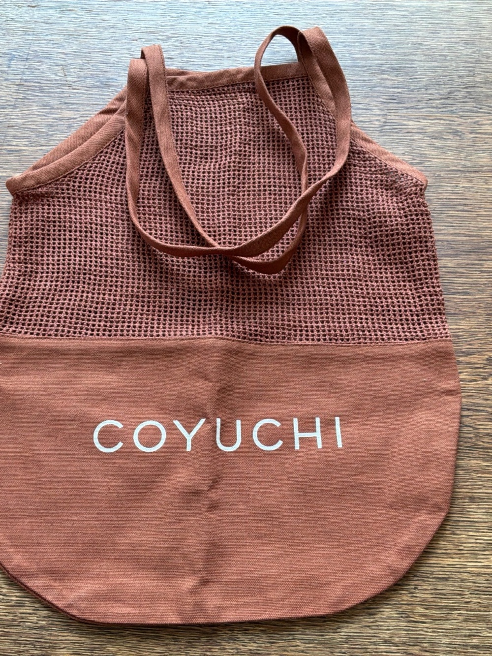 Coyuchi organic tote bag